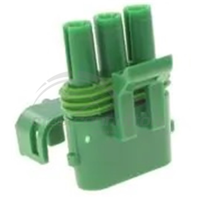 connettore delphi Weather-Pack serie 280 - 3 vie p.f. VERDE