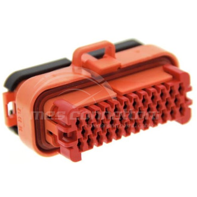 connettore tyco serie AMP-SEAL - 35 vie p.f. arancio