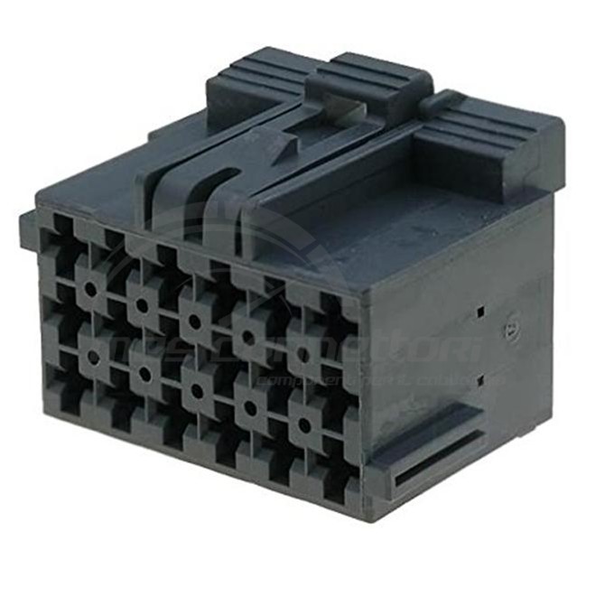 connettore tyco serie JPT 2.8 - 18 vie p.f. grigio