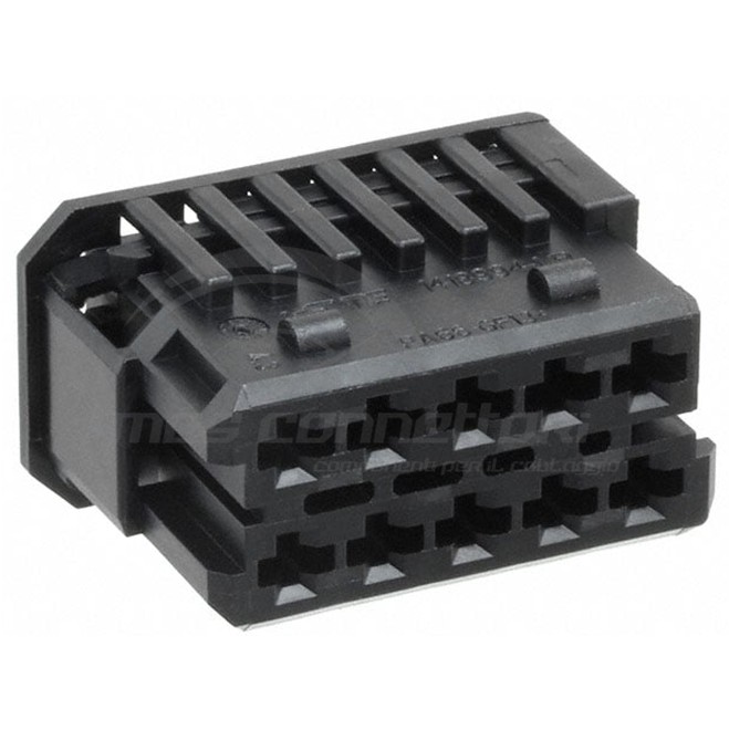 connettore tyco serie MCP 2.8 HSG - 10 VIE (per interruttori alzacristalli IVECO)