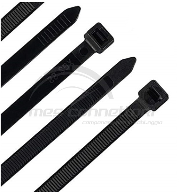 fascetta in PA6 nera 450x7,8