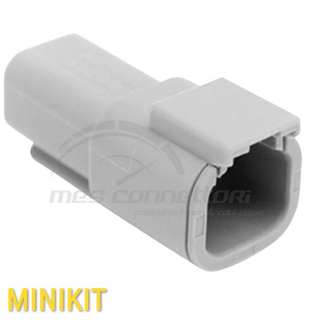 kit connettore AMPHENOL serie AT - 4 vie p.m. secondary Lock