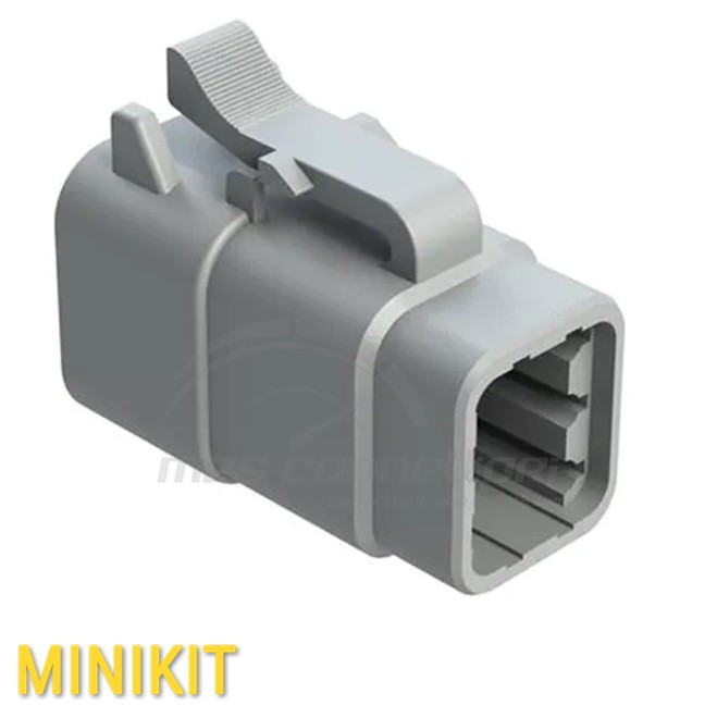 kit connettore amphenol serie ATM - 6 vie p.f. secondary Lock