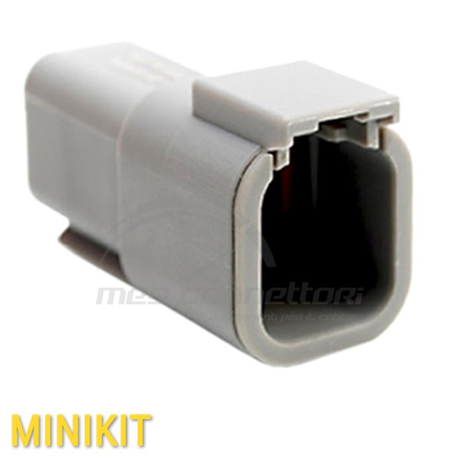 kit connettore amphenol serie ATM - 6 vie p.m. secondary Lock