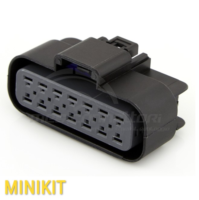 KIT connettore delphi serie GT 280 - 14 vie p.f. sealed nero