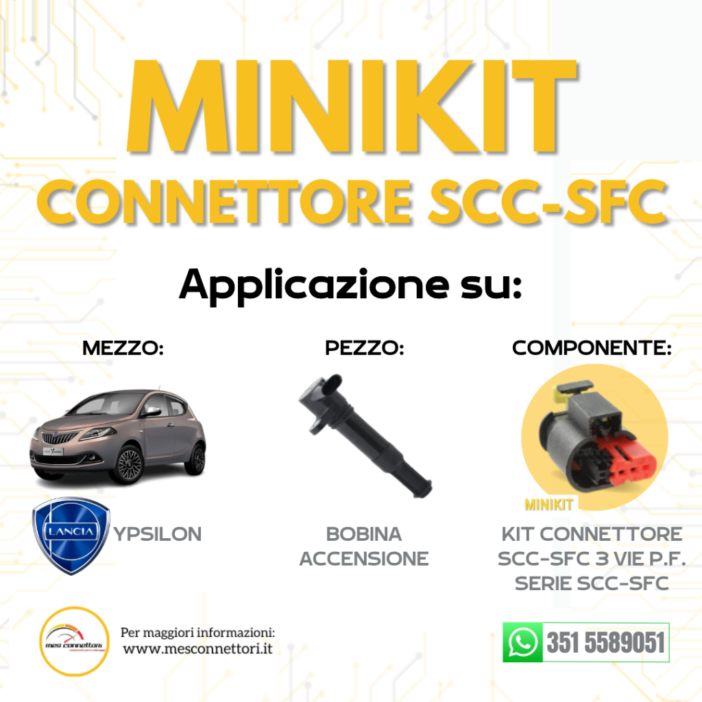 kit connettore tyco serie SCC-SFC – 3 vie p.f.
