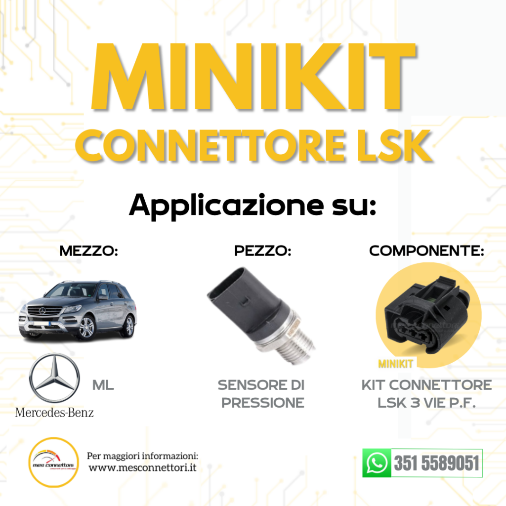 Minikit Connettore kostal serie LSK – 3 vie p.f.