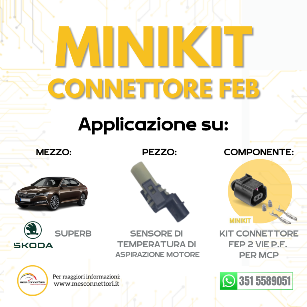 Minikit Connettore FEP serie FKG 1.5 – 2 vie p.f. per MCP