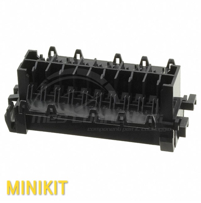 kit connettore tyco serie S-timer - 22 vie p.m. nero