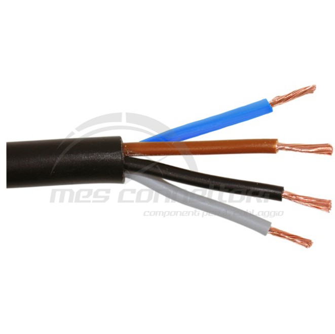cavo multipolare in pvc sez. 4x1,50 mmq colore nero