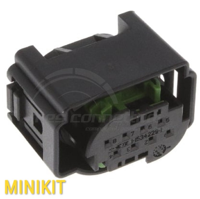 KIT connettore tyco serie MQS - 8 vie p.f. sealed