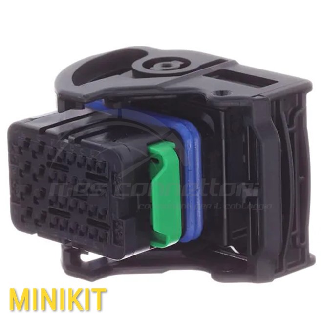 kit connettore Molex serie CMC da centralina - 32 (24+8) vie p.f. nero