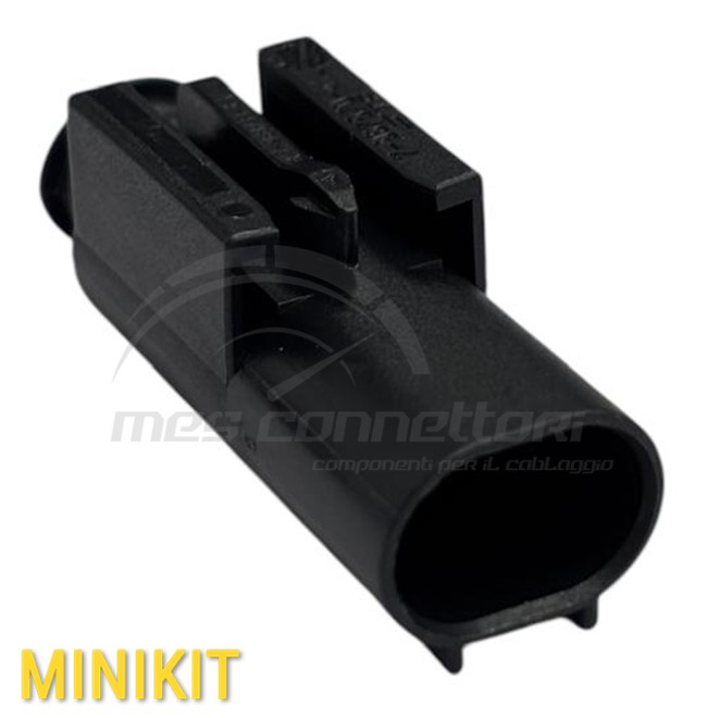 kit connettore tyco serie MQS - 2 vie p.m. con clip