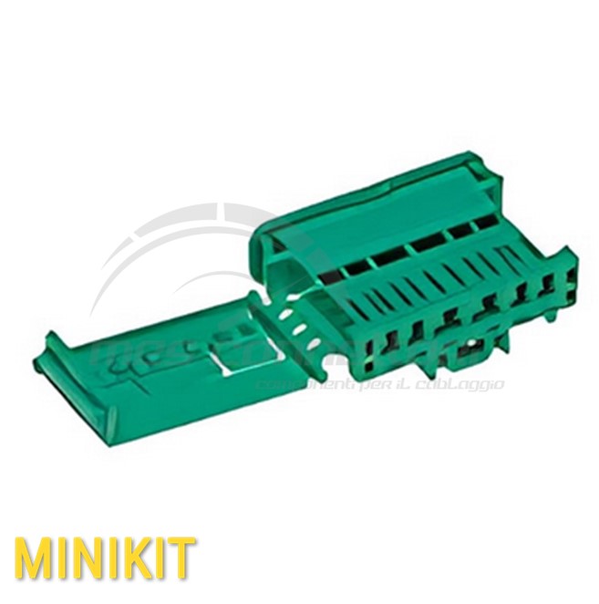 kit connettore molex serie nscc 1.5/2.8 misto - 6 vie p.f. verde