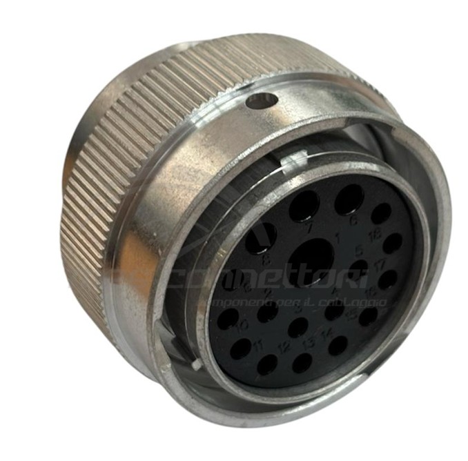 Connettore deutsch serie Hd30 size 24 - 18 vie p.f. volante