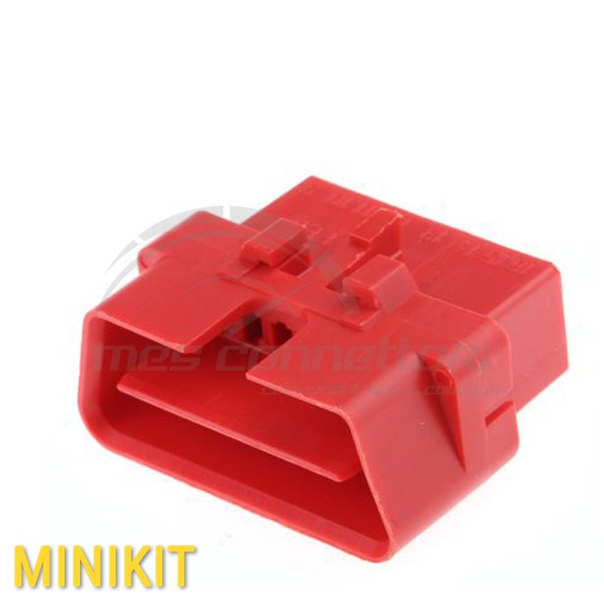 KIT Connettore Aptiv serie OBD - 16 vie p.m. rosso