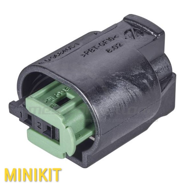 kit connettore tyco serie MQS - 2 vie p.f.