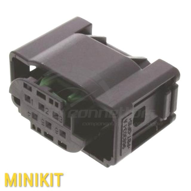 kit connettore tyco serie MQS - 6 vie p.f.