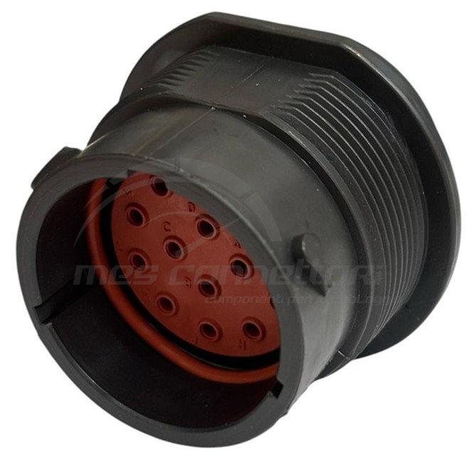 connettore DEUTSCH SERIE HDP - 14 vie p.m. a pannello