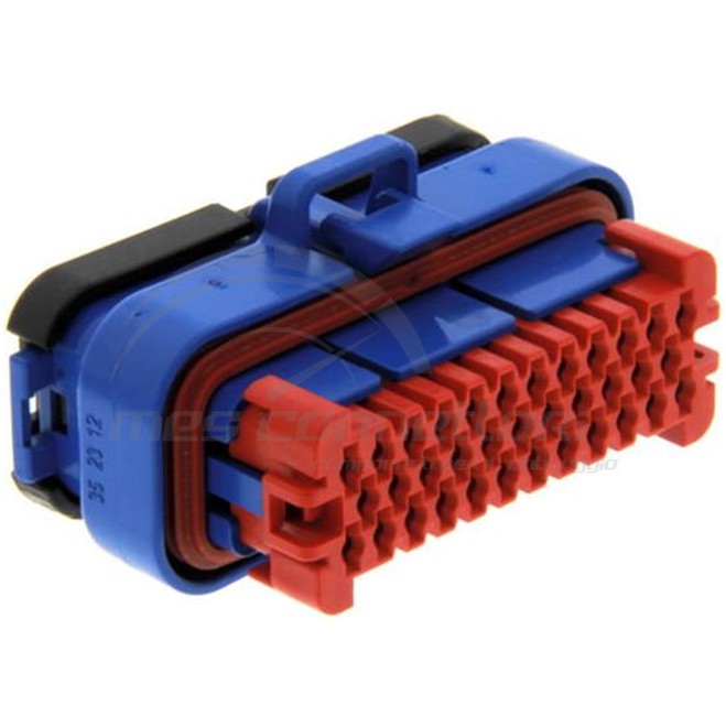connettore tyco serie AMP-SEAL - 35 vie p.f. blu