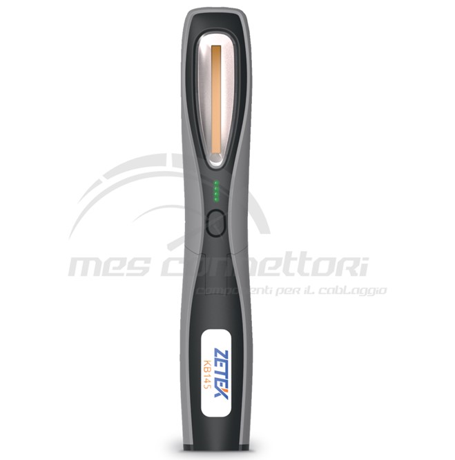 Lampada led orientabile ricaricabile 370 lumen   autonomia 3 ore magnetica