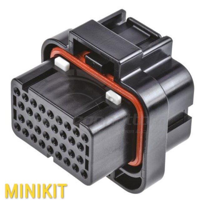 kit connettore tyco serie Superseal 1.0mm - 34 vie p.f. 3 polarizzazioni (doppio blocco)