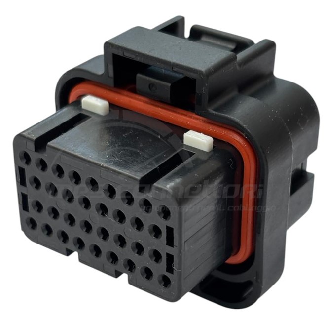 connettore tyco serie super-seal - 34 vie p.f. 4 polarizzazioni (doppio blocco)