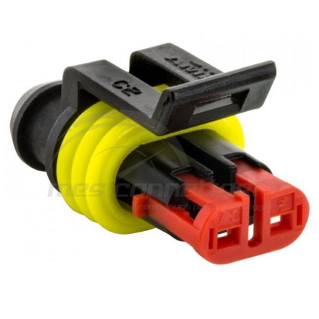 connettore tyco serie super-seal - 2 vie p.f.