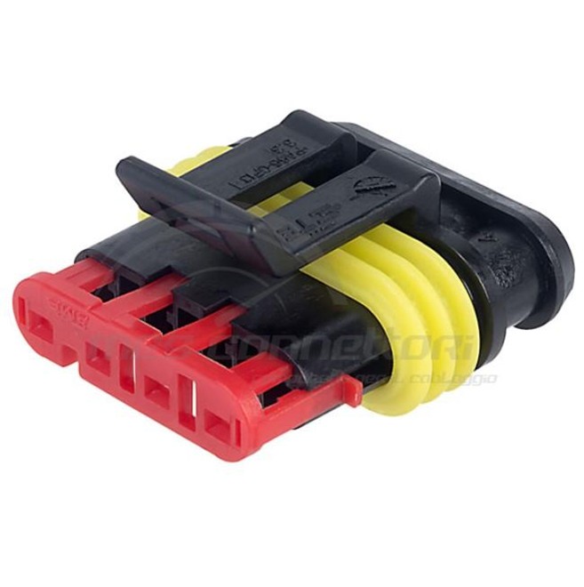 connettore tyco serie super-seal - 4 vie p.f.