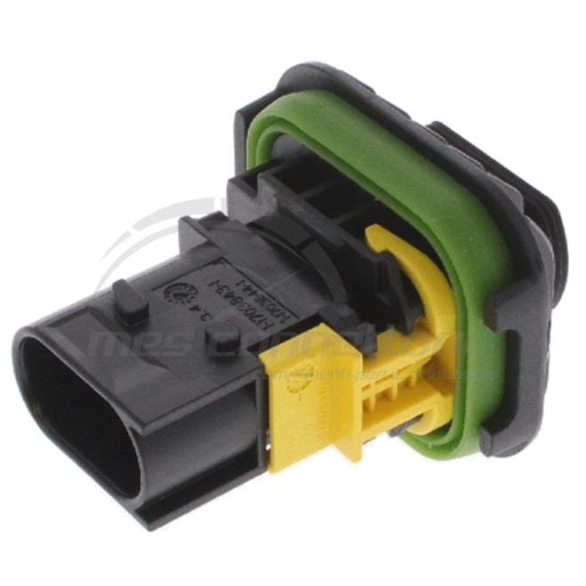 connettore tyco serie HDSCS 1.5 da pannello - 3 vie p.m. nero - gruppo A