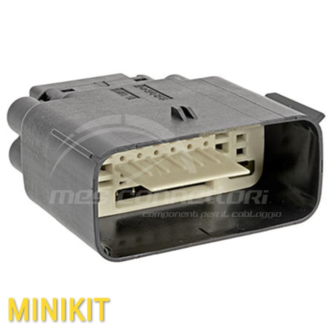Kit connettore Molex MX150 ibrido - 16 vie p.m. KEY ''A''