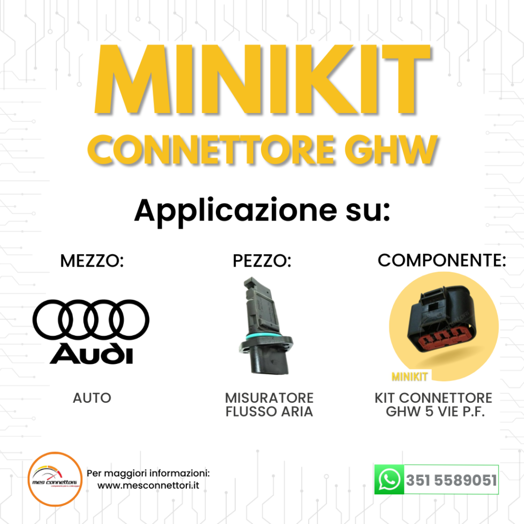 minikit connettore LEAR SERIE GHW – 5 vie p.f. debimetri vw
