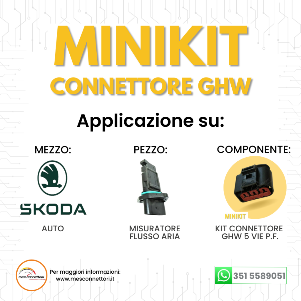 minikit connettore LEAR SERIE GHW – 5 vie p.f. debimetri vw