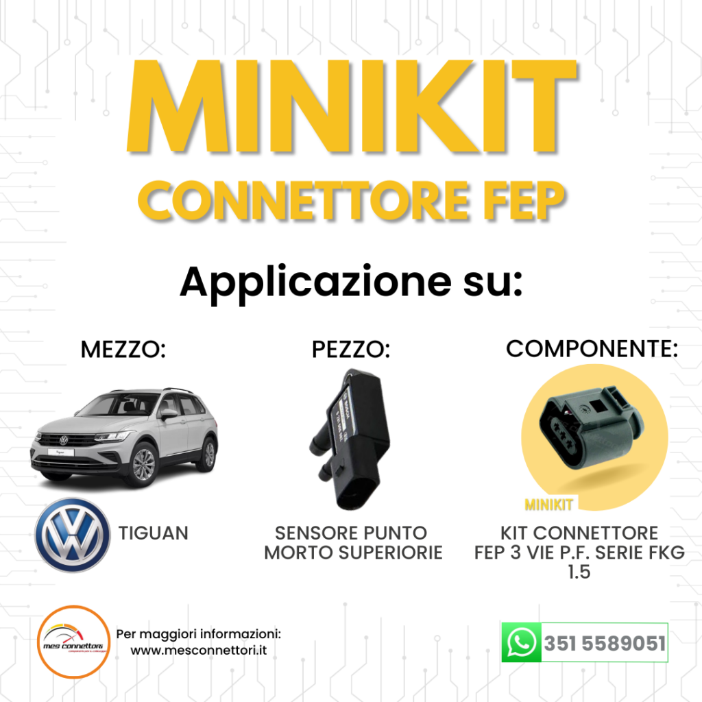 minikit connettore FEP serie FKG 1.5 – 3 vie p.f.