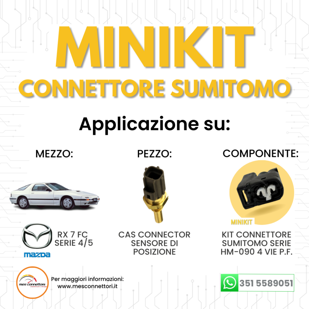 minikit connettore SUMITOMO serie HM-090 – 4 vie p.f.