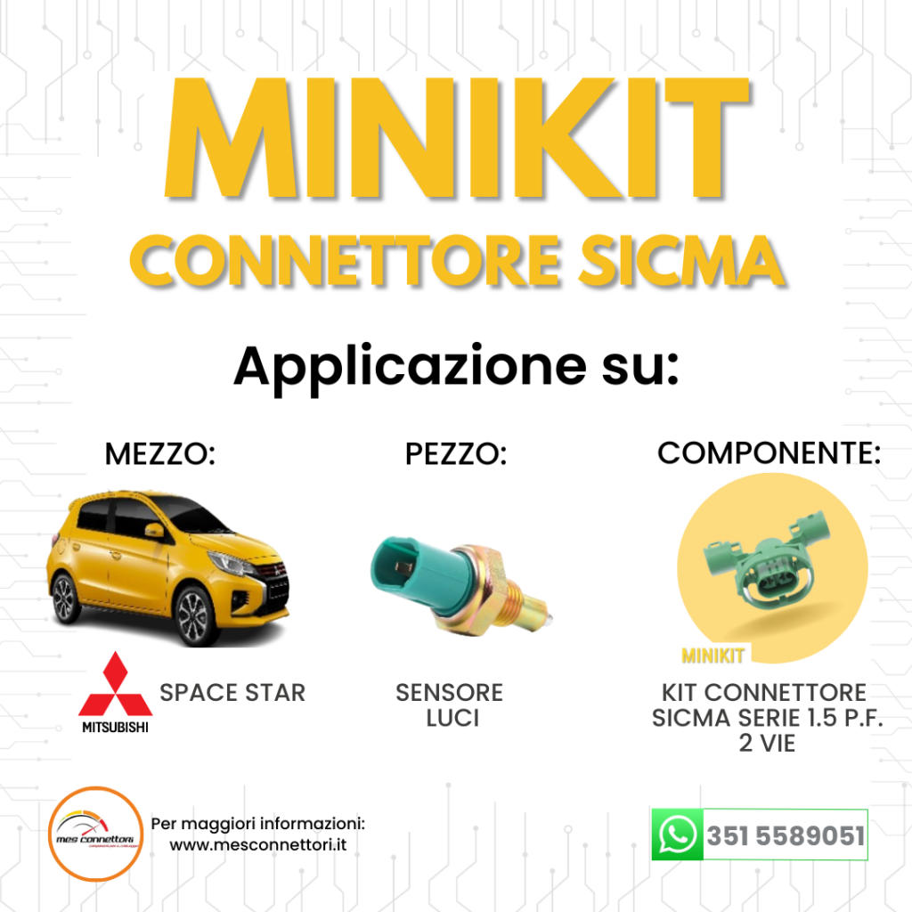 minikit connettore fci Sicma serie 1.5 – 2 vie p.f. #2