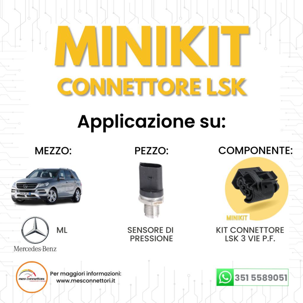 minikit connettore kostal serie LSK – 3 vie p.f.