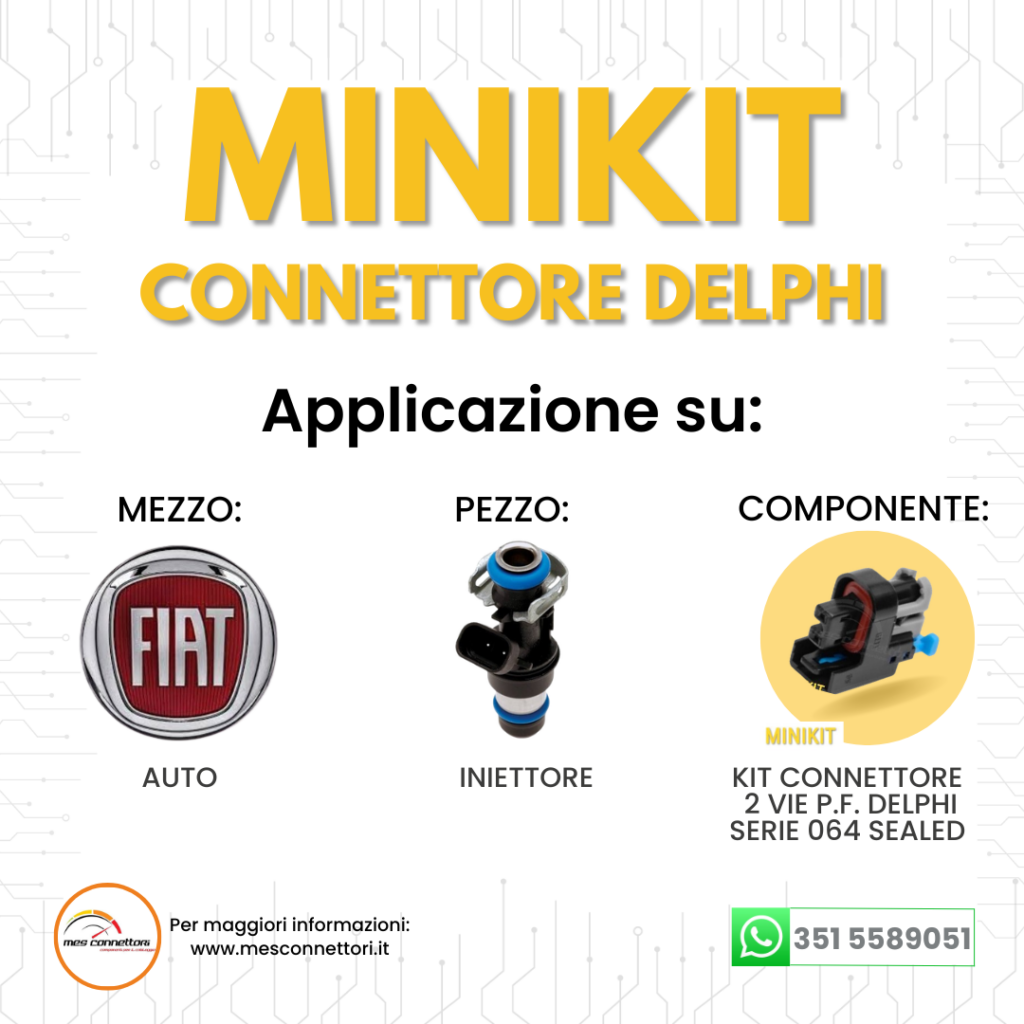 minikit connettore delphi serie 064 sealed – 2 vie p.f. #2