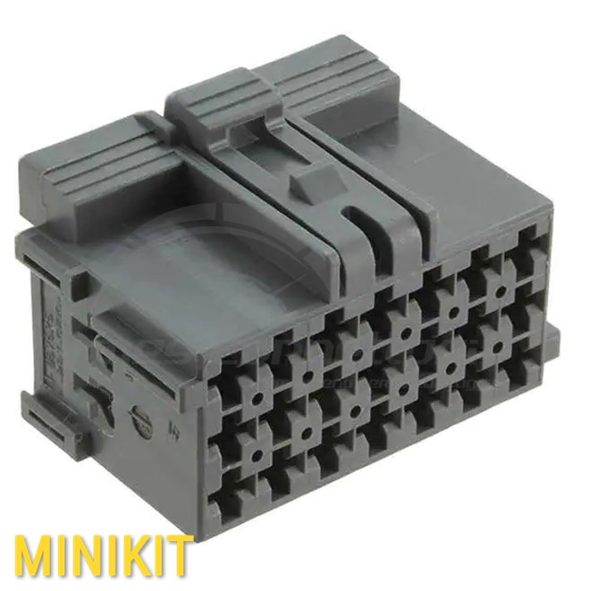 KIT connettore tyco serie MCP - 21 vie p.f. grigio - Mes Connettori