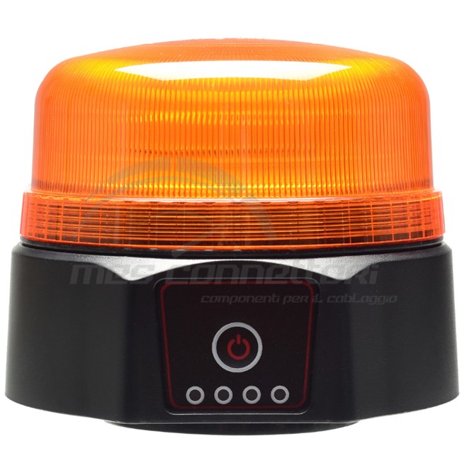 lampeggiante base magnetica ricaricabile 12-24 Volt 36 led 54watt