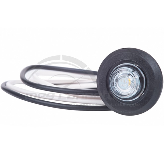 luce LED di posizione anteriore 12/24V colore bianco d.19 mm