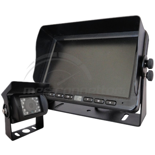 Kit telecamera-audio di retromarcia da 7  12-24volt