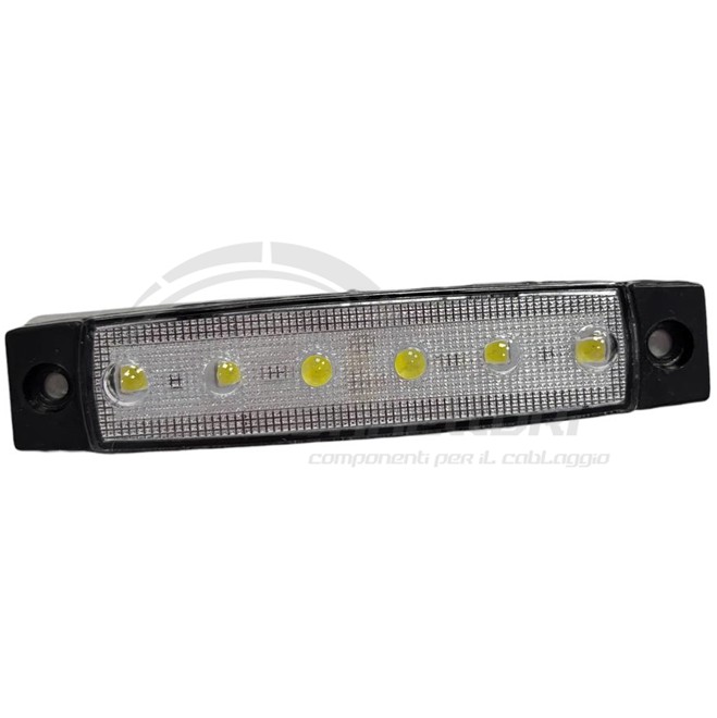 luce led bianca 6 led tipo OLSA 12 volt