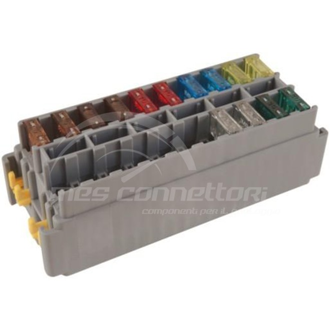 modulo portafusibile MTA per 20 minifusibili
