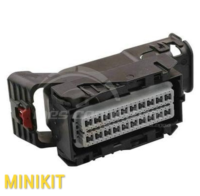 Kit connettore Molex serie 2.54mm - 80 vie p.f. KEY G - TPA grigio ...