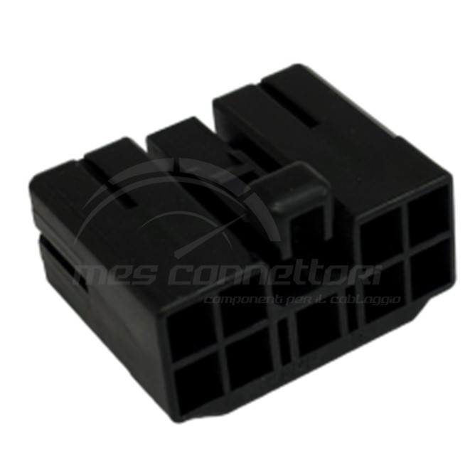 connettore Tyco serie MIC - 9 vie p.f. nero