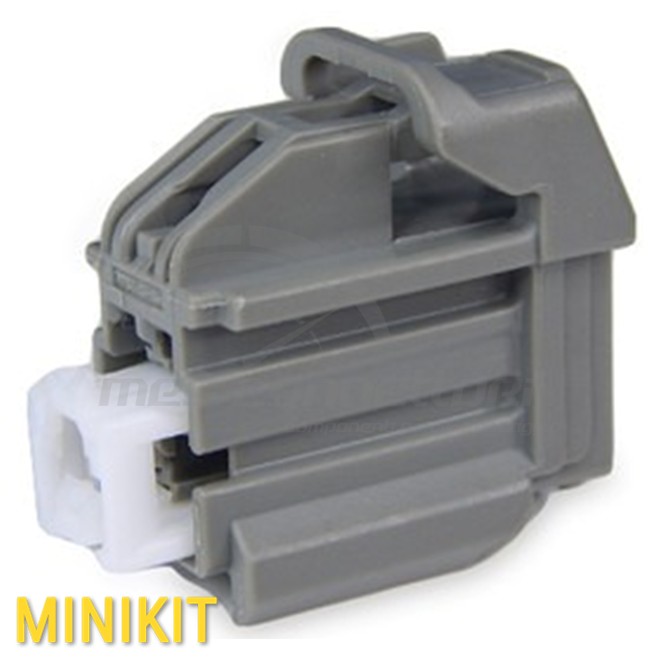 Kit Connettore Yazaki serie YES/YESC kaizen 1.5(060) x 0.8(030) - 4 vie p.f. grigio unsealed
